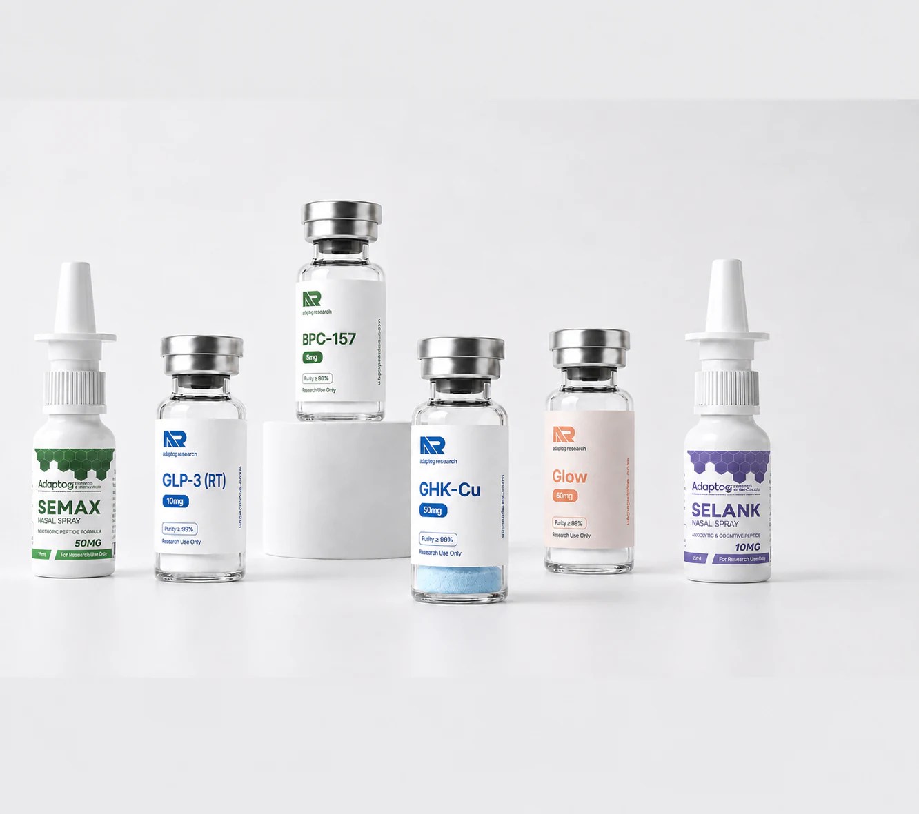 HiPeptides research vials