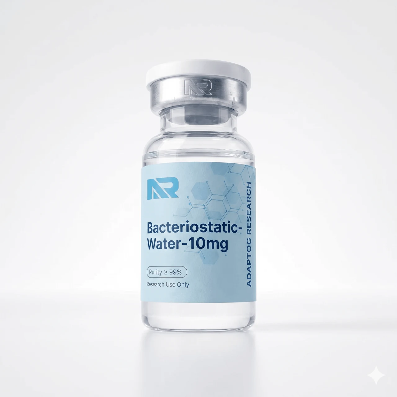 Bacteriostatic Water research peptide — 99.9% HPLC purity