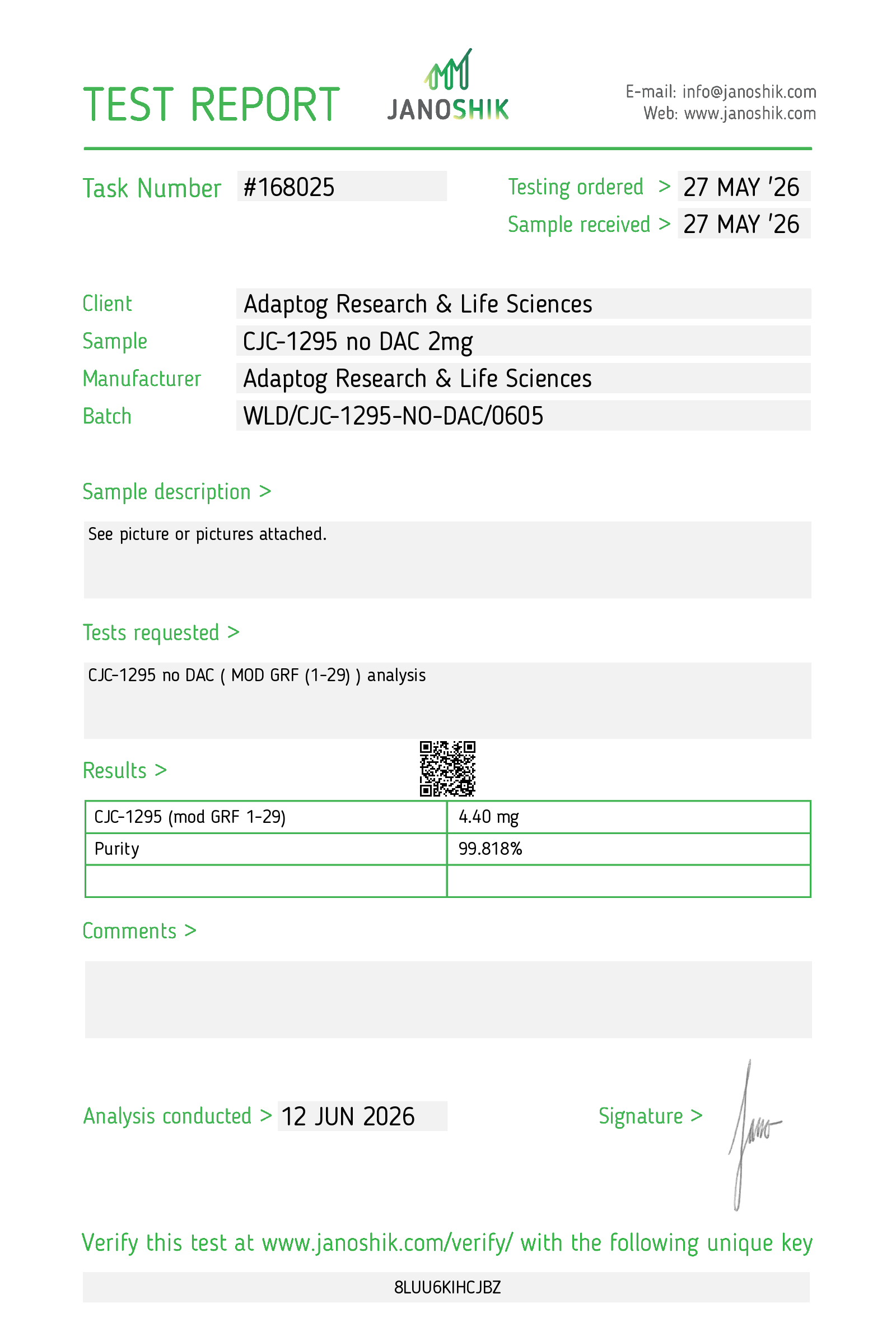 CJC-1295 (No DAC) + Ipamorelin Blend research peptide