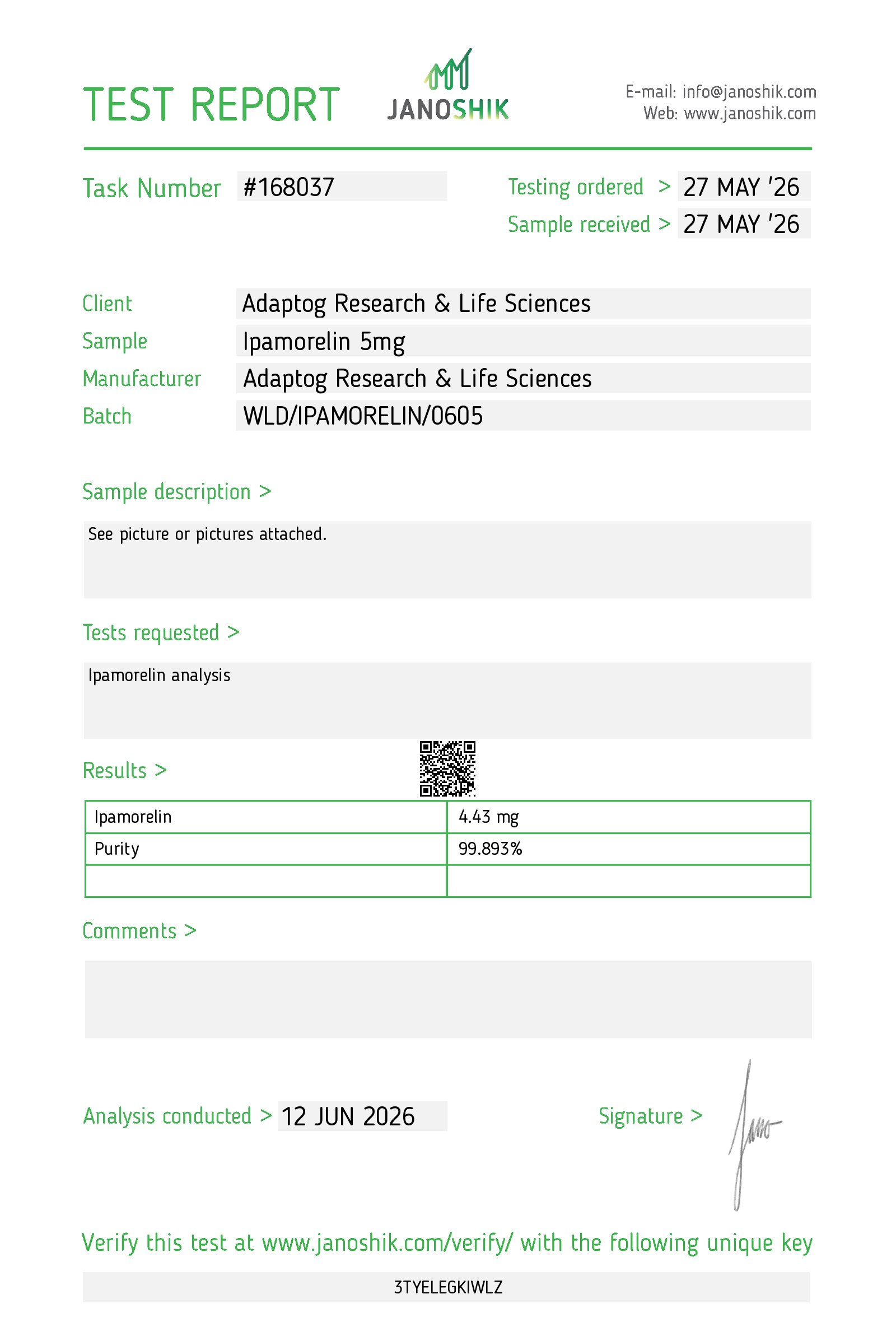 CJC-1295 (No DAC) + Ipamorelin Blend research peptide
