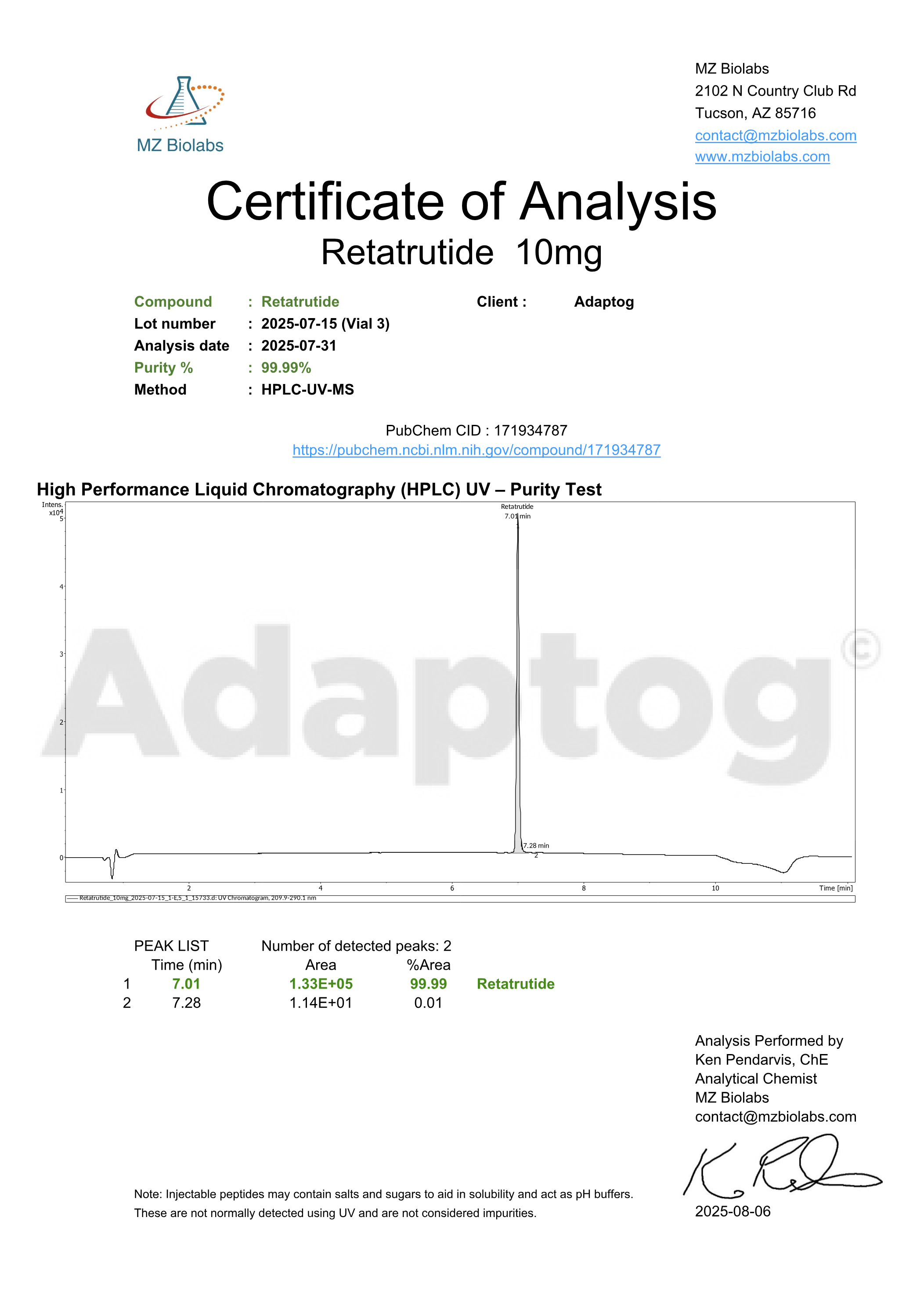 GLP-3 (RT) research peptide