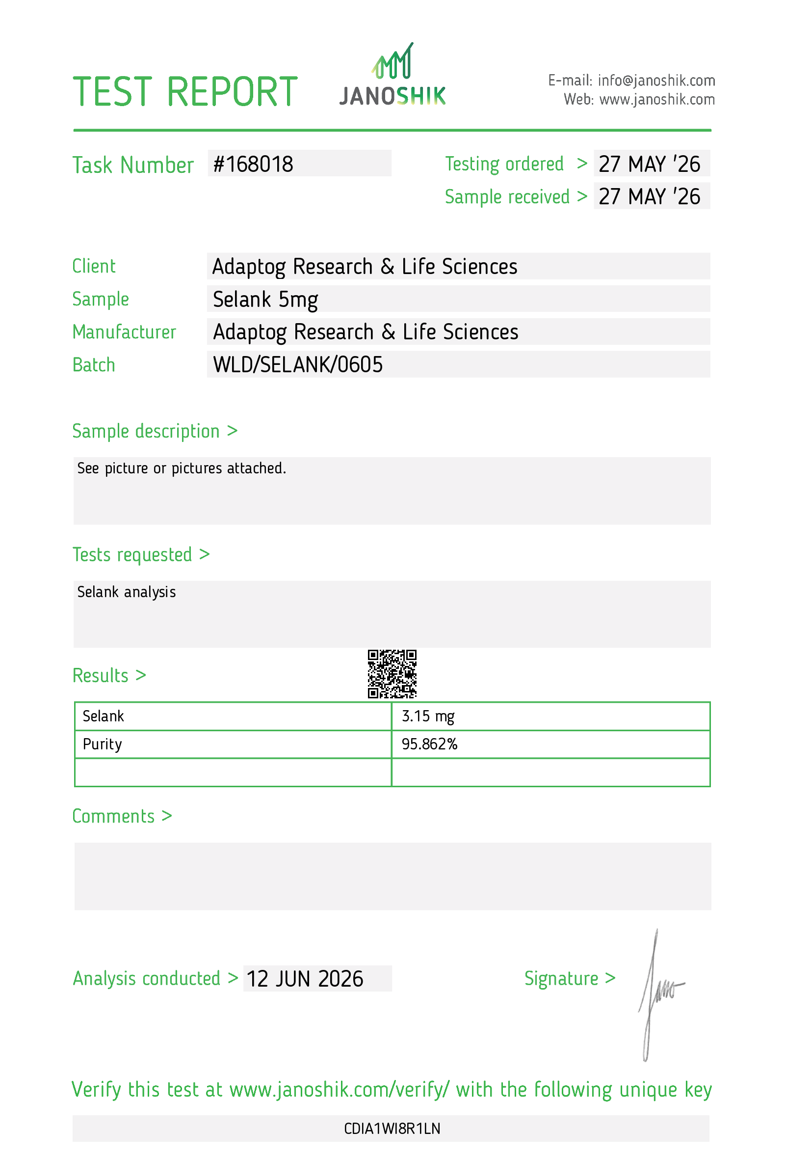 Selank Nasal Spray research peptide
